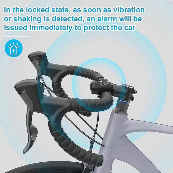 Elektriskt cykelhorn, elektronisk cykelklocka, 140db cykelhorn