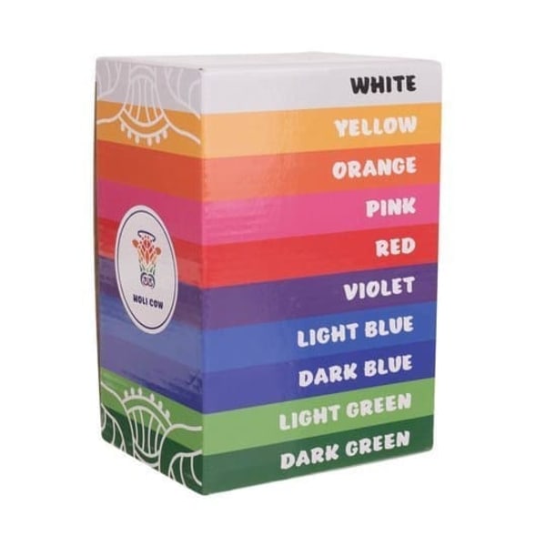 Holi Fargepulver / Festivalpulver - 10x100g