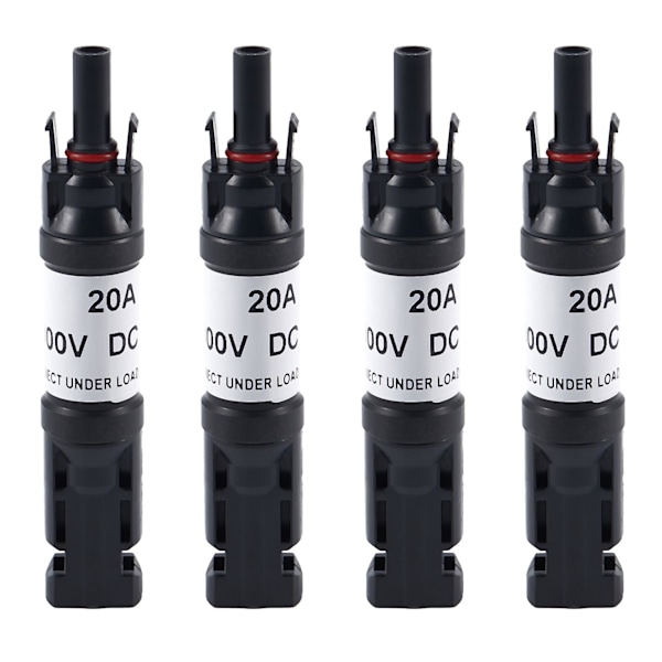TS-4x 20a In-line Diode Connector Ip67 Solpanel Kabel Konnektorer