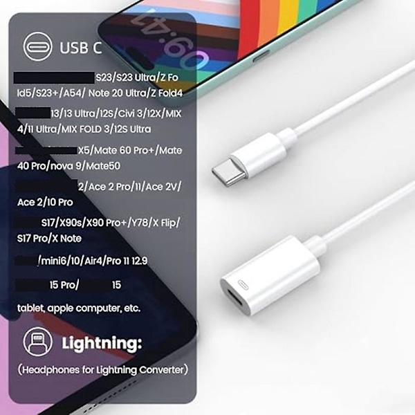 TS-För Usb C Till För Adapter -hane Usb-c Till Hona För Gränssnitt Laddningsadapter Pd Laddningsomvandlare,för