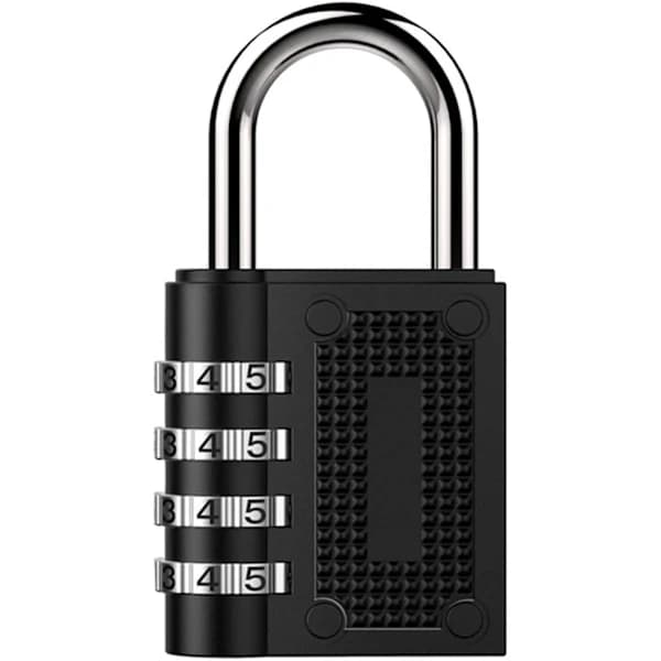 Combination Padlock, Waterproof Padlock with Code, 4 Digits