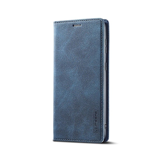 LC.IMEEKE Stark magnetisk kant Business Style læder telefoncover til Samsung Galaxy S21 4G/5G