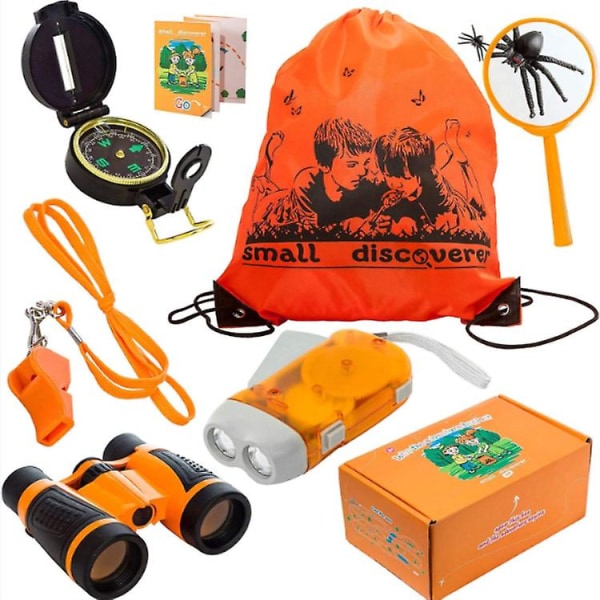 Outdoor Explorer Kit Leksaker Kids Adventure Kit För barn Bugg Catcher Set Explorer Accessories Kids Kikare Set