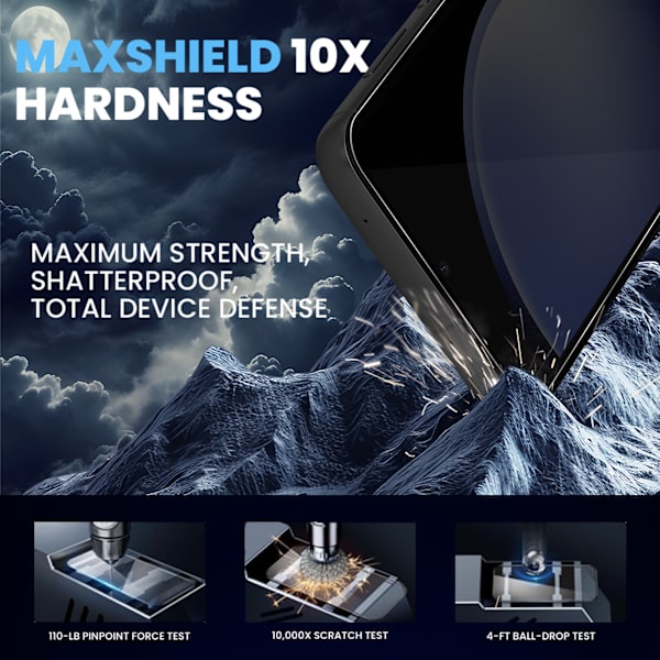 2-Pack Samsung S23 FE Privacy Screen Protector - Tempered Glass 9H - Super Quality 3D