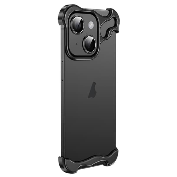 TS-Hjørnebeskyttelse i metall til iPhone 14 Plus - Svart