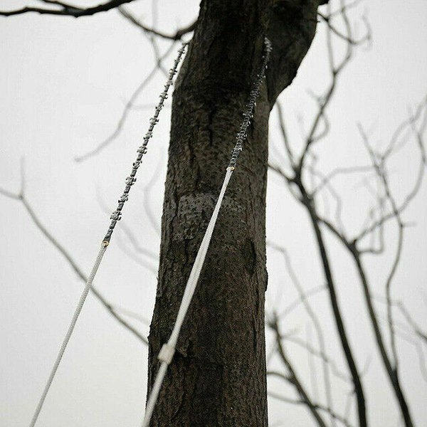 48" tum hög räckvidd lemträd handrep Kedjesågblad på båda sidor Bärbar