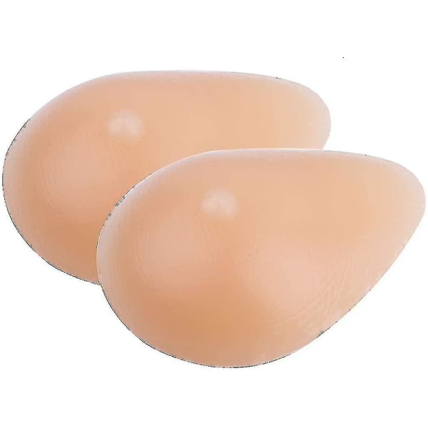 Ett par droppformade bröstimplantat i silikon Realistiska och mjuka falska bröst Bröstförstoringsanordningar NO 10