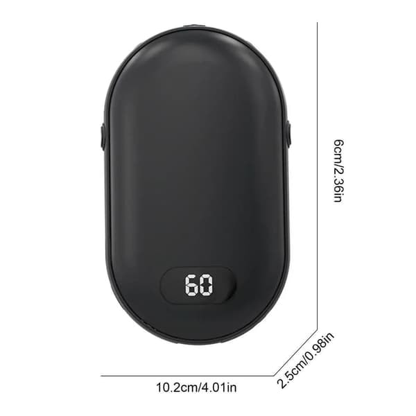 TS-Käsienlämmitin Powerbankilla 5200mAh