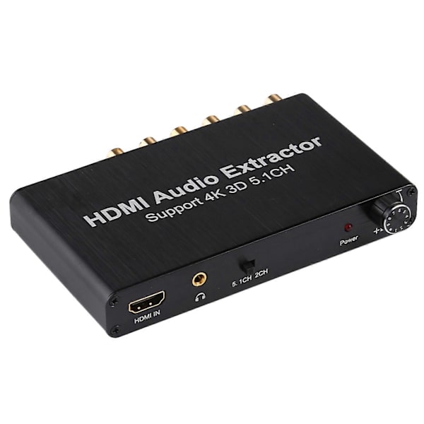 4K 3D HDMI 5.1CH Ljuddekoder Extraktor