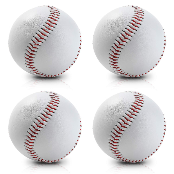 4 Pieces Sports Baseball Game Dedikerad Game Ball Nybörjarbaseball
