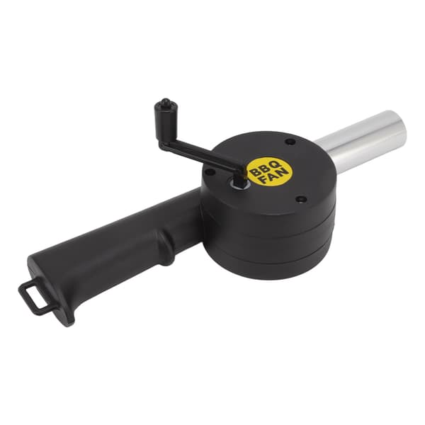 High Temperature Resistant Portable Mini Handheld BBQ Fan Black Easy To Clean