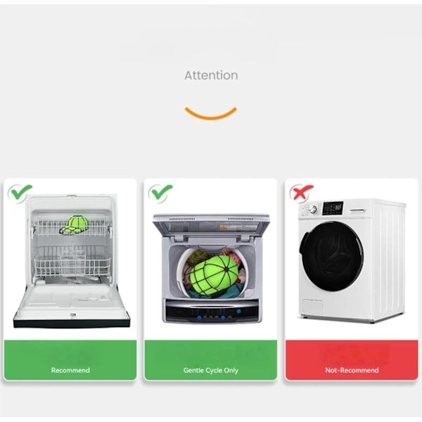 Hat Washing Machine Cage, Anti-deformation Hat Protector Frame, Hat Protector Frame Cleaner, Hat Washer Frame Suitable for Flat and Curved Hats