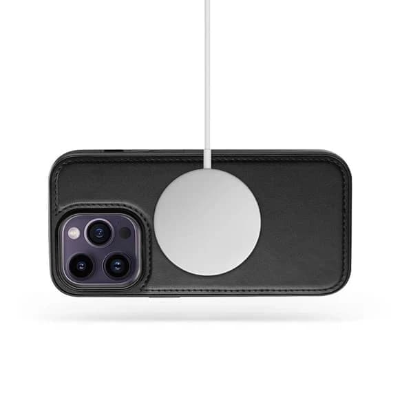 TS-Tech-Protect Plånboksfodral med MagSafe för iPhone 16 Pro - Svart