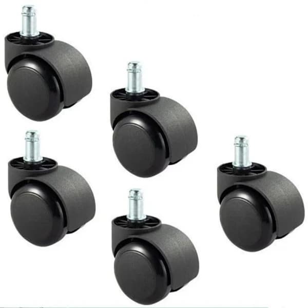 Erstatningshjul til IKEA kontorstole 5-pak 10mm x 22mm