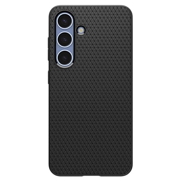 TS-Spigen Liquid Air Case with Shock-Absorbing Design for Samsung Galaxy S25+ - Matte Black