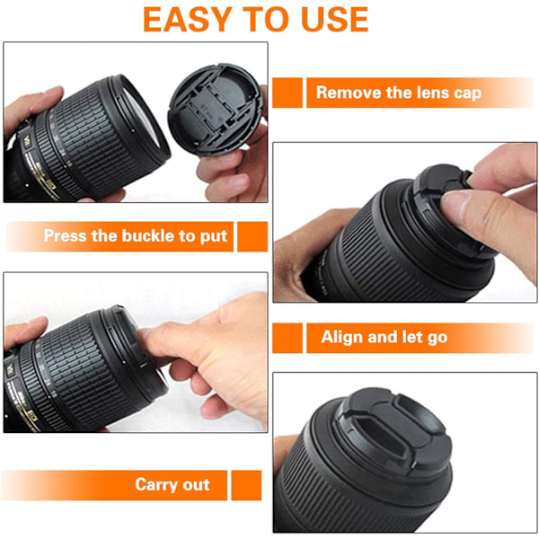 Linsebeskyttelse, Linsebeskyttelse, Linsebeskyttelse, 55mm Linsebeskyttelsessett med 2 S DXGHC{HH}