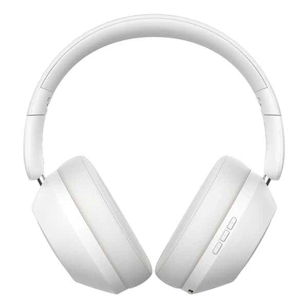 TS-Baseus Bass 30 Max on-ear Bluetooth-headset med lang batteritid - Hvit