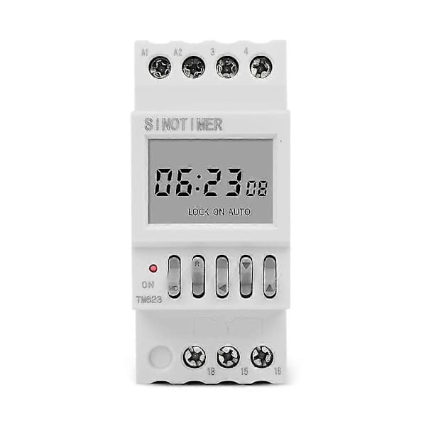 Digitalt astronomisk timerrelæ indendørs timer med astronomisk ur 220V