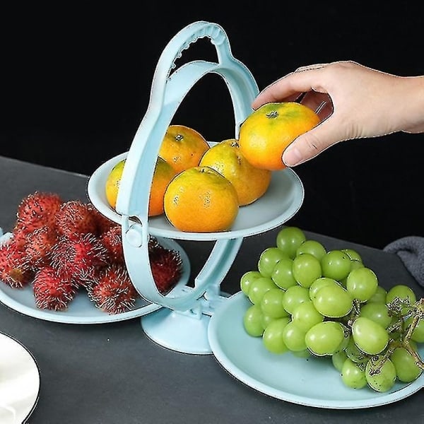 Sammenleggbar fruktkurv Kreativ fruktkurv for stuen - Perfekt