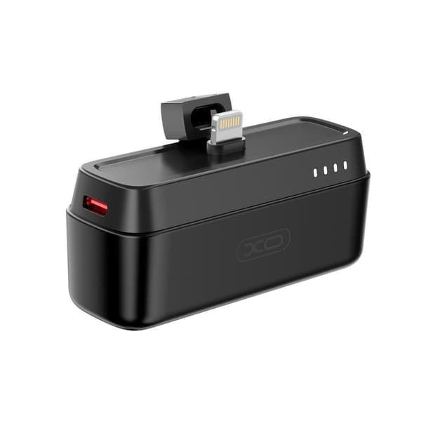 TS-XO Mini Powerbank 20W 5000 mAh with Lightning Connector - Black