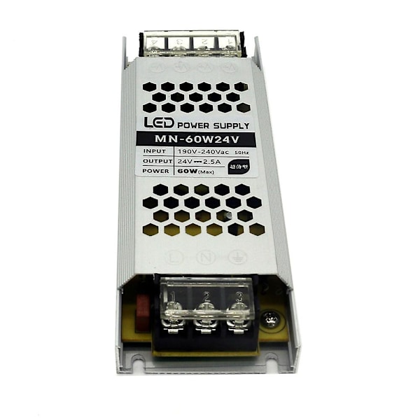 TS-Ultratunn Switchande Strömförsörjning Transformator Ac190-240v Dc24v 2.5a