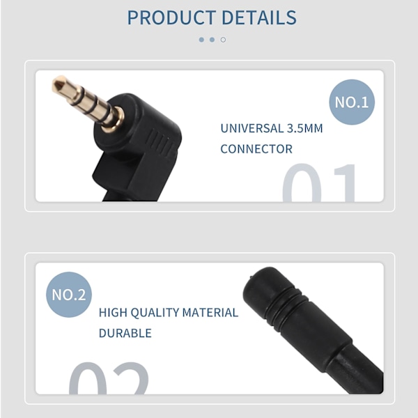 TS-Mini Kaiutin Universaali 3,5 mm Radio Ulkoilma Audio Antenni Kuulokeliitäntä Ulkoinen Antenni 3,5 mm