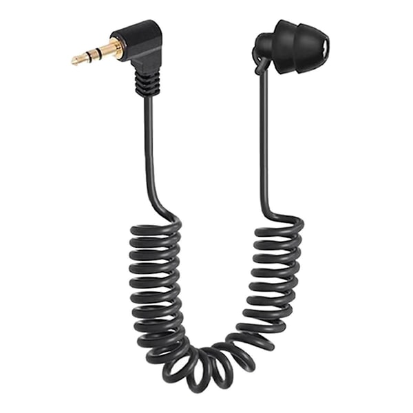 TS-3,5mm Fjäderhörlurar Ensidiga Hörlurar Öronproppar Trådbundet Headset För Mobiltelefon Mp3 Dator