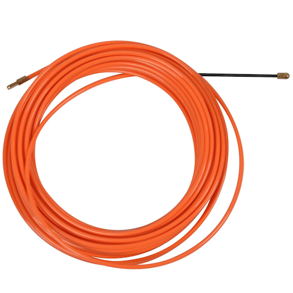 TS-4mm 15 Metrin Oranssi Ohjainlaite Nylon Sähkökaapelin Työntövetimet Kanava Käärme Tanko Vetokela Johto