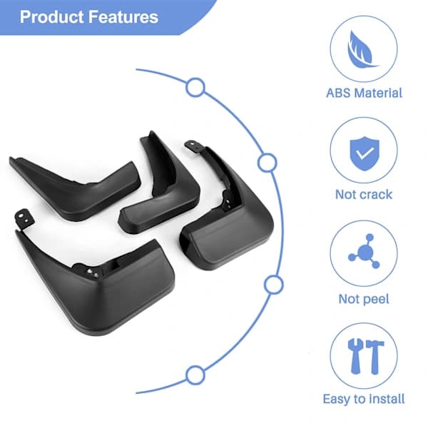 4 kpl Roiskeläpät Mudguards Mudguards Mudguards Mudguards Opel Insignia 2008-2016