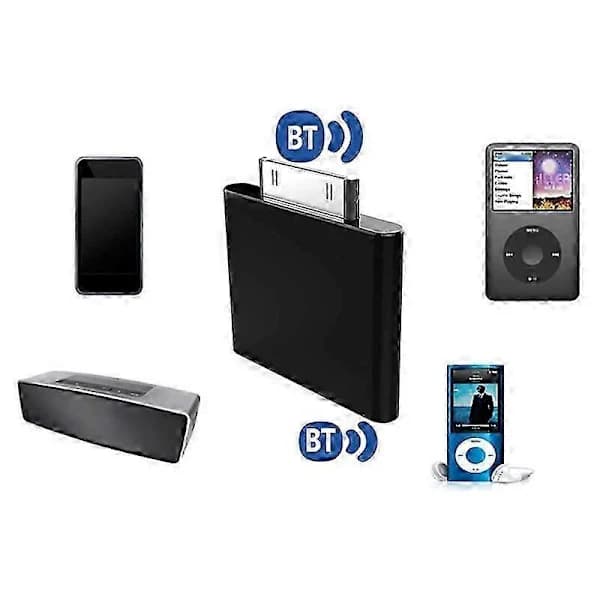 Bluetooth-lydadapter for iPod Classic Nano Touch med 30-pin