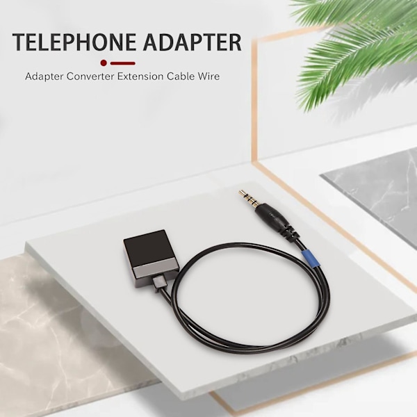 TS-3,5 mm uros - RJ9 4p4c naaras -adapterimuunnin jatkojohto puhelimelle High Adapter Cab