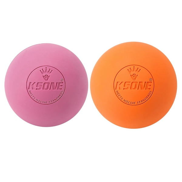 TS-2x Massagebold 6,3 cm Fasciabold Lacrossebold Yoga Muskelafslapning Smertelindring Fysioterapi Ba