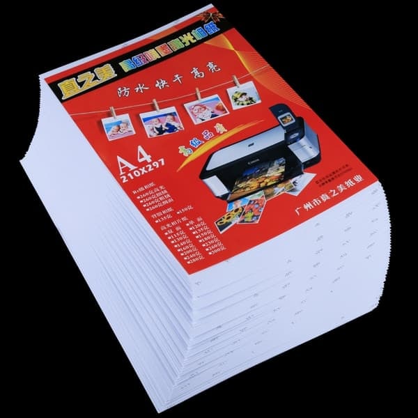 TS-Fotopapir klistermærke printer - 50-pak - A4