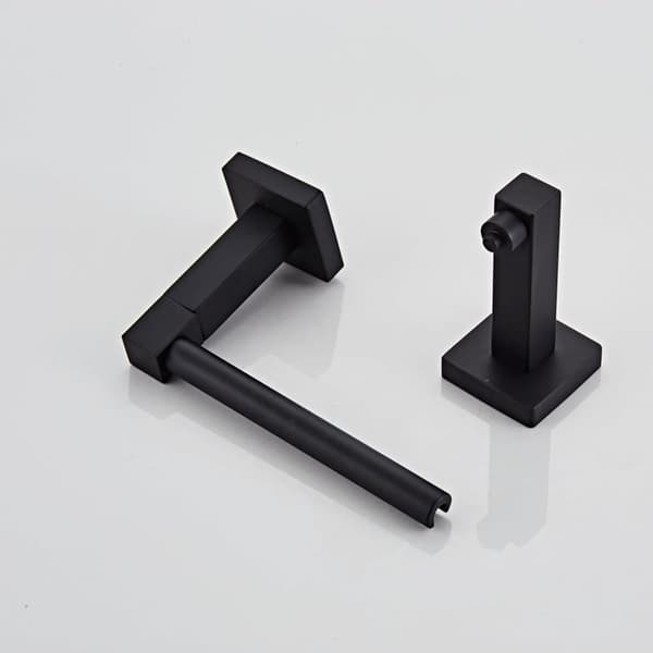 Vægmonteret toiletpapirholder – rustfrit stål SUS 304 til badeværelset Black