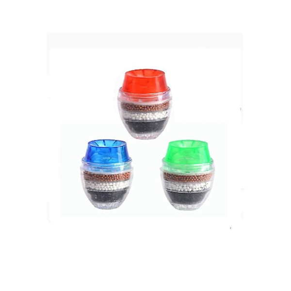 3-pack Kranmonterade Filter Kranvattenfilter Rening