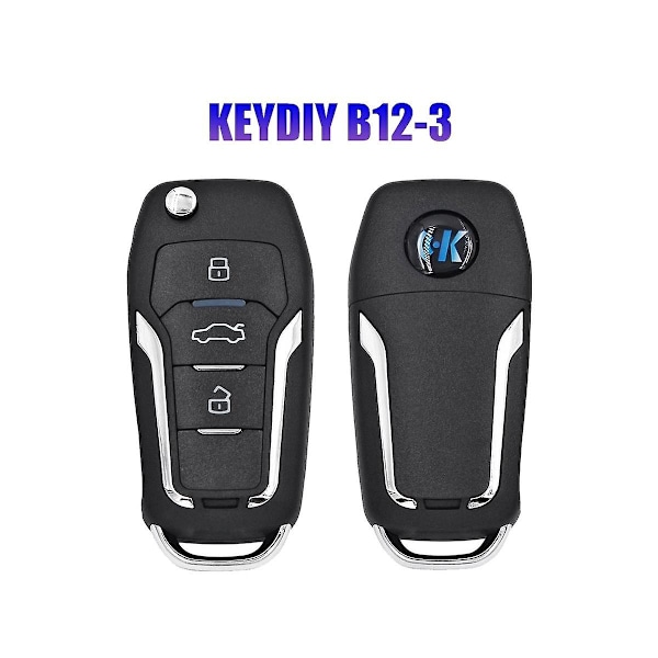 TS-Keydiy B12-3 Fjernbetjening Bilnøgle Universal 3 Knapper Til Style For Kd900/-x2 Mini/ Urg200 Program