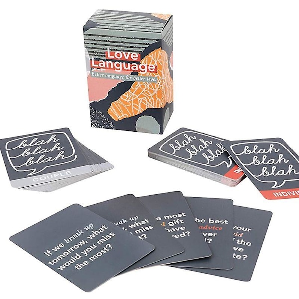 Love Language Card Game - 150 Conversation Starters Questions
