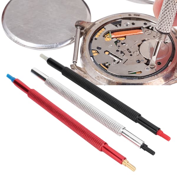 3PCS 7404 Double Head Watch Hand Presser Watchmaker Repair Tool