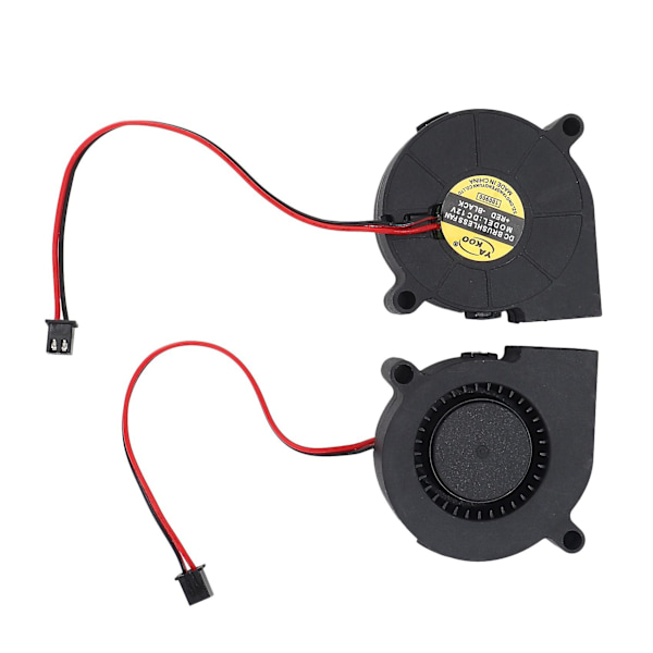 TS-4 kpl Jäähdytyspuhallin DC 12v 0.15a 50mmx15mm Tuulettimet 3D-tulostimeen Ilmankostuttimeen Aromaterapiaan Ja Muihin