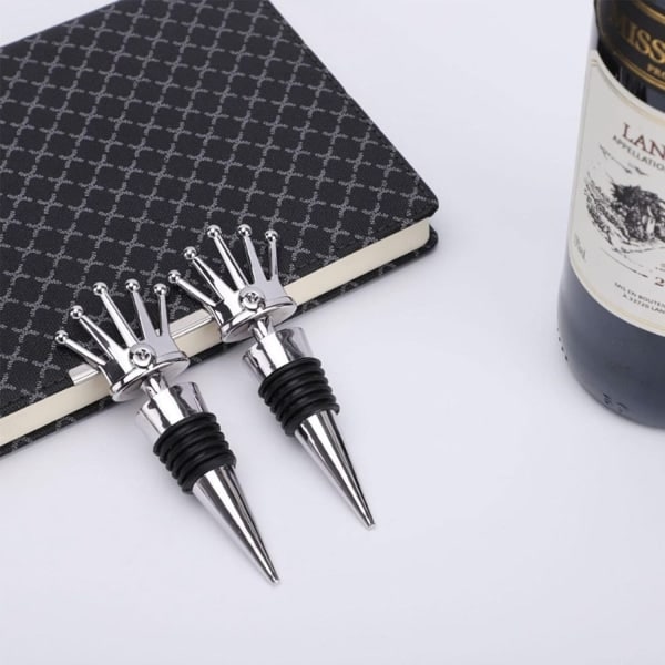 2-pack vinkorkar, återanvändbara kapsyler för vin - Perfekt