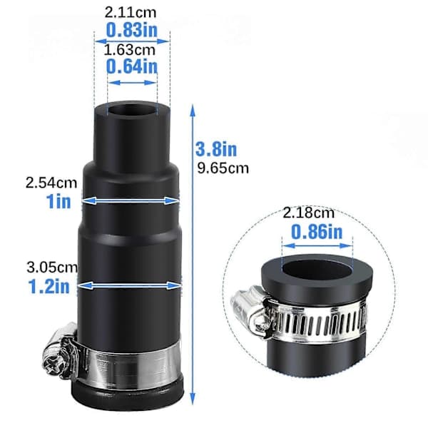 Dishwasher Drain Hose Adapter Lightweight Accessory Easy to Install Sturdy