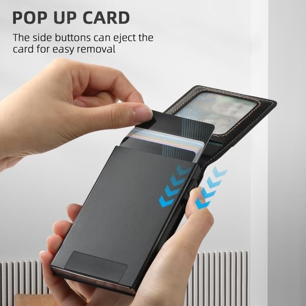TS-keinonahkakotelo magneetilla ja korttipidikkeellä Samsung Galaxy S24 - Puhelimelle - Musta