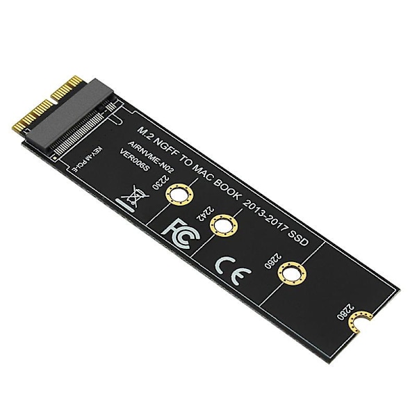 TS-M.2 Nvme Ssd -muunninkortti Pro Retina 2013-2017 Nvme/ahci Ssd -sarjalle A1465 A1466 A1398