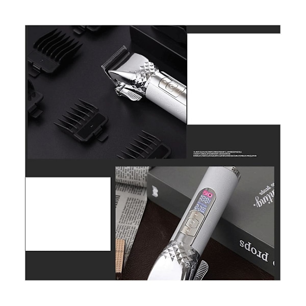 TS-Professionell Hårtrimmer Guld Clipper Män Uppladdningsbar Barberare Sladdlös Hårklippningsmaskin Män Go