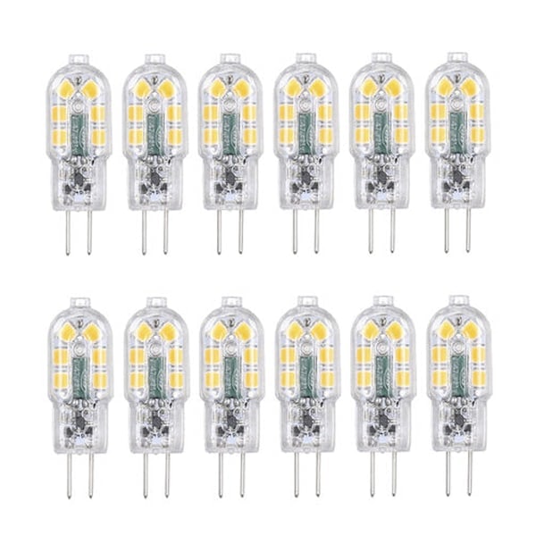 Tomshine G4 LED-pærer 12-pak varm hvid