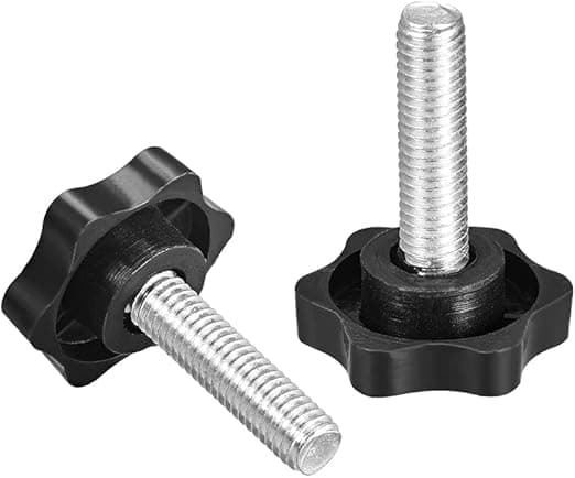 Clamping Handle Screw Knob Star Grip M8 x 30mm Male Thread 3pcs M8*30 *3