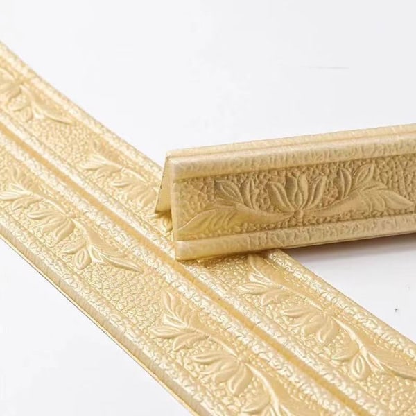 Vægklistermærker Wall Border Sockel LYSE GULD LYSE GULD