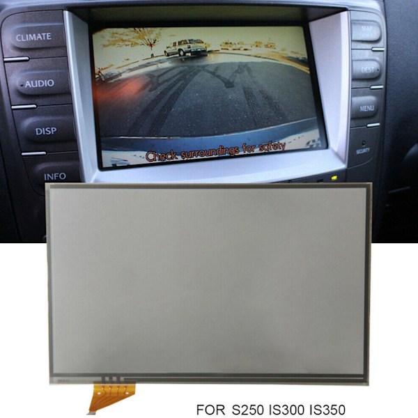 TS-7.3in Touchscreen Panel Glas Digitizer För Is Gs Rx Prius Is250 Is350 Isf Mfd Radio Navigation