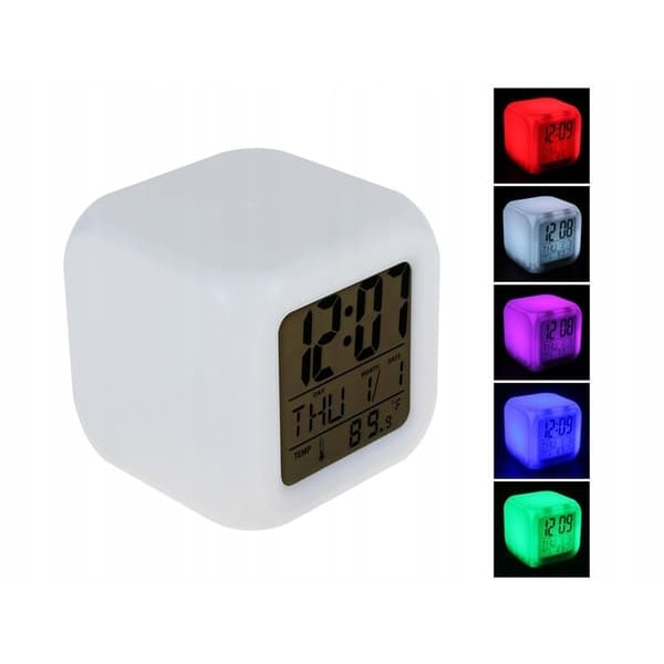 Alarm Clock - Digital med LED & Termometer - Klocka