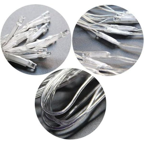 LED-lysnet 144 LED med stik 220V til fester, haver, jul